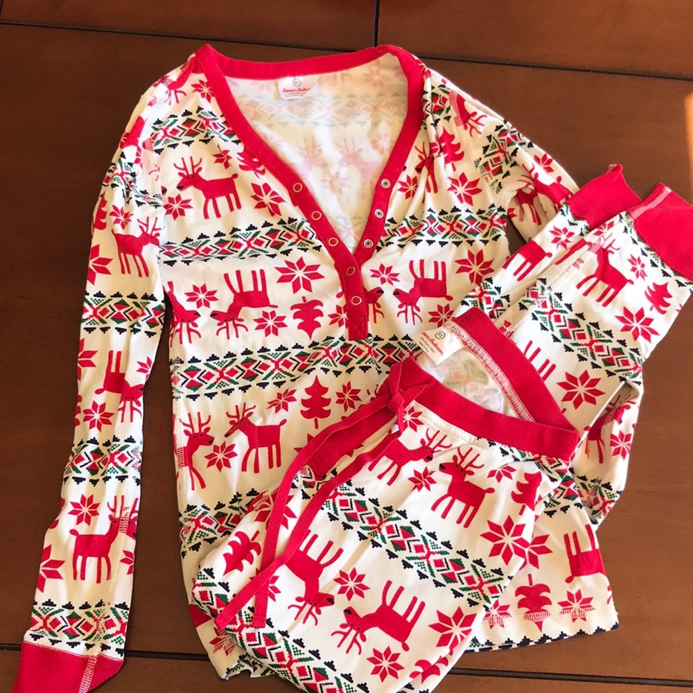 Hanna Andersson Women’s Christmas Xmas pajamas XS